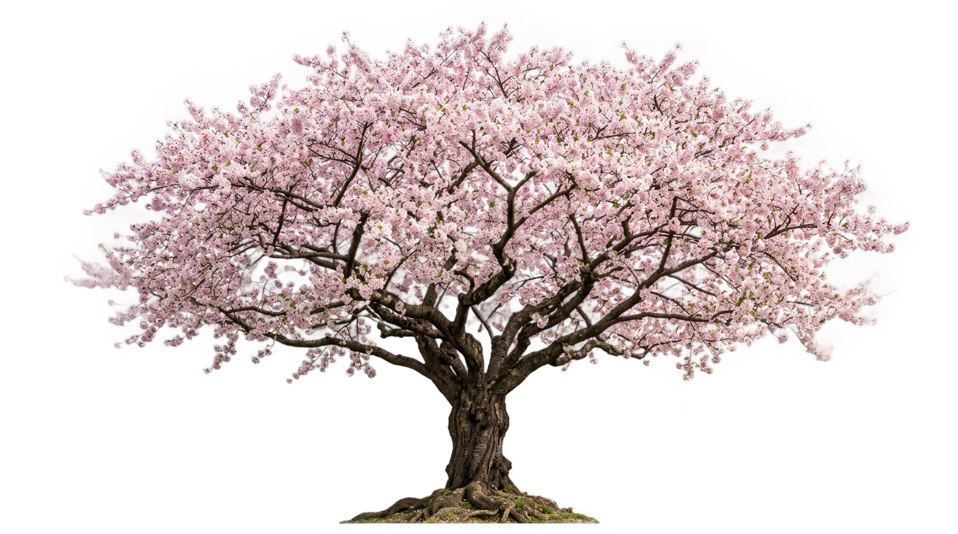 real cherry blossom tree png PNG transparent background