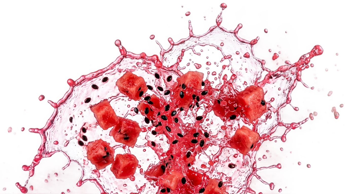 watermelon juice splash png PNG transparent background