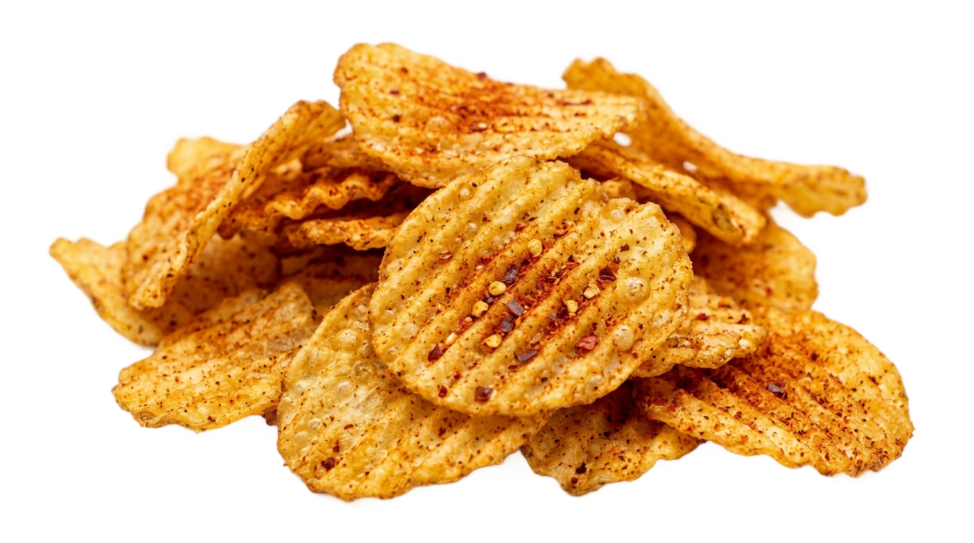 spicy potato chips png PNG transparent background