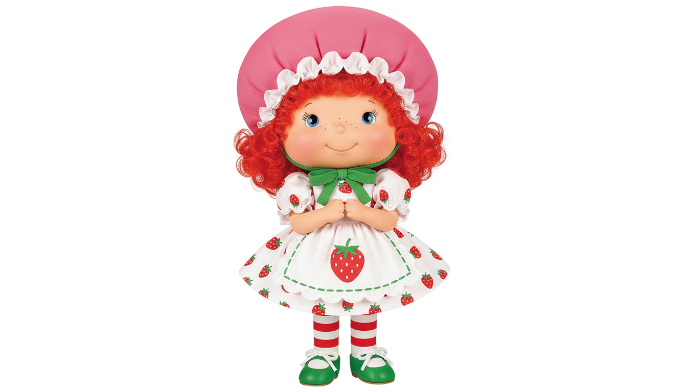 vintage strawberry shortcake png PNG transparent background