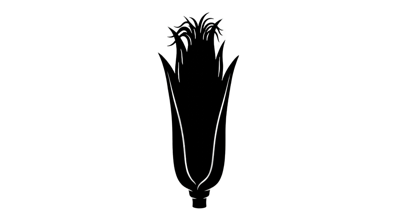corn silhouette png PNG transparent background