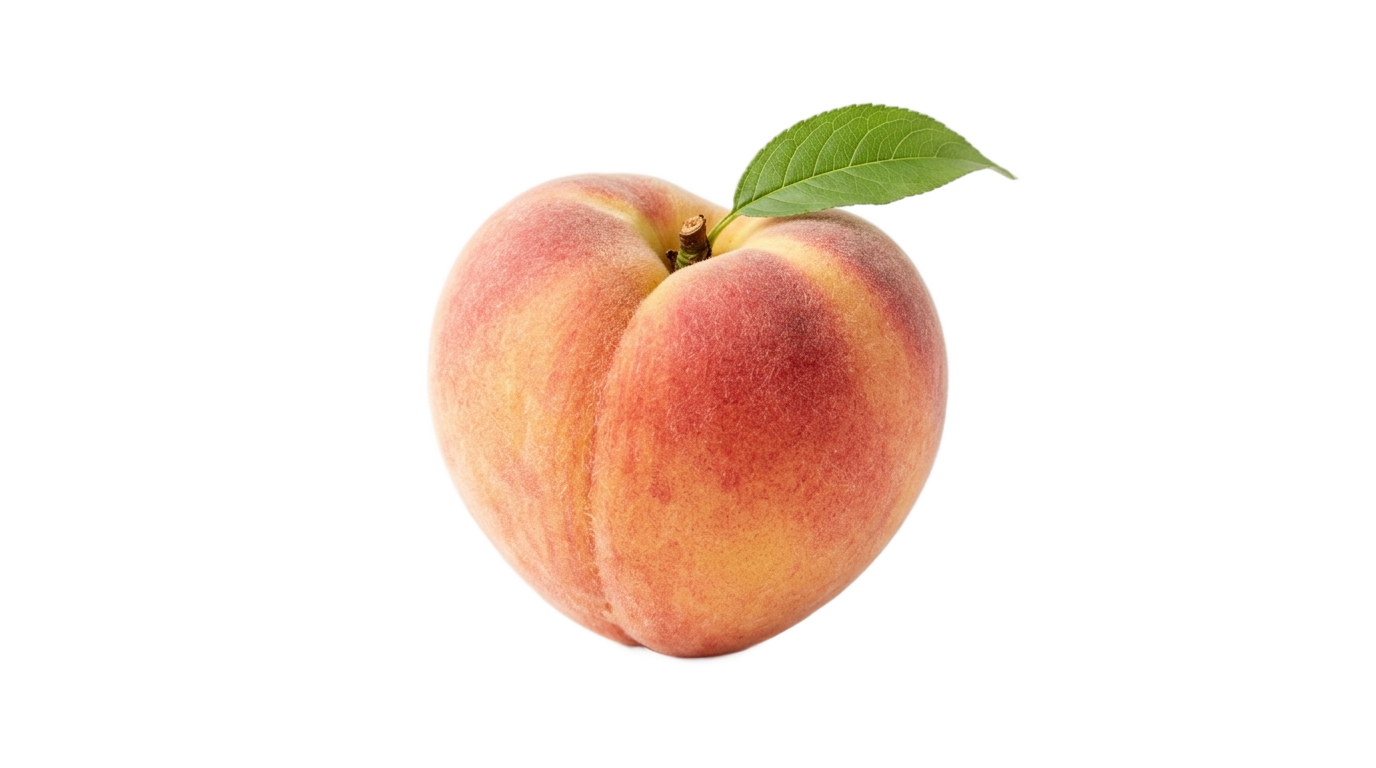 peach heart png PNG transparent background