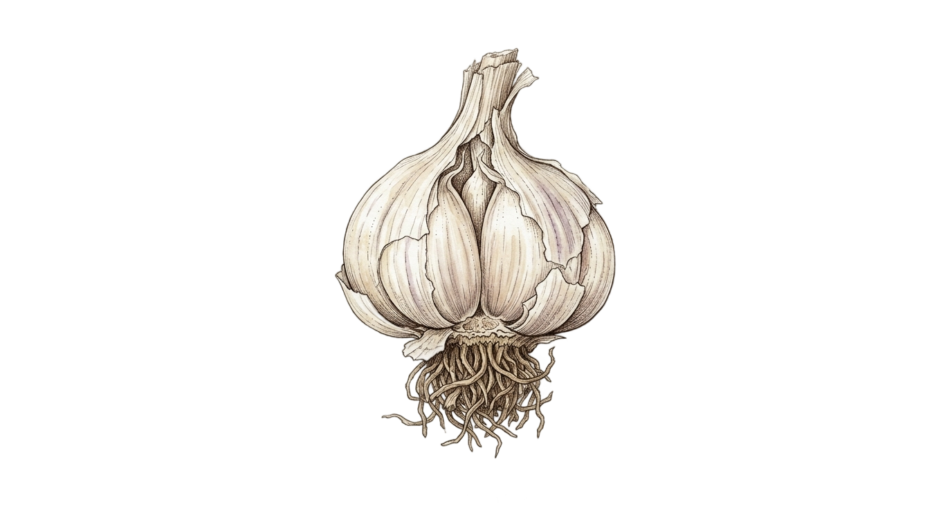 garlic illustration png PNG transparent background