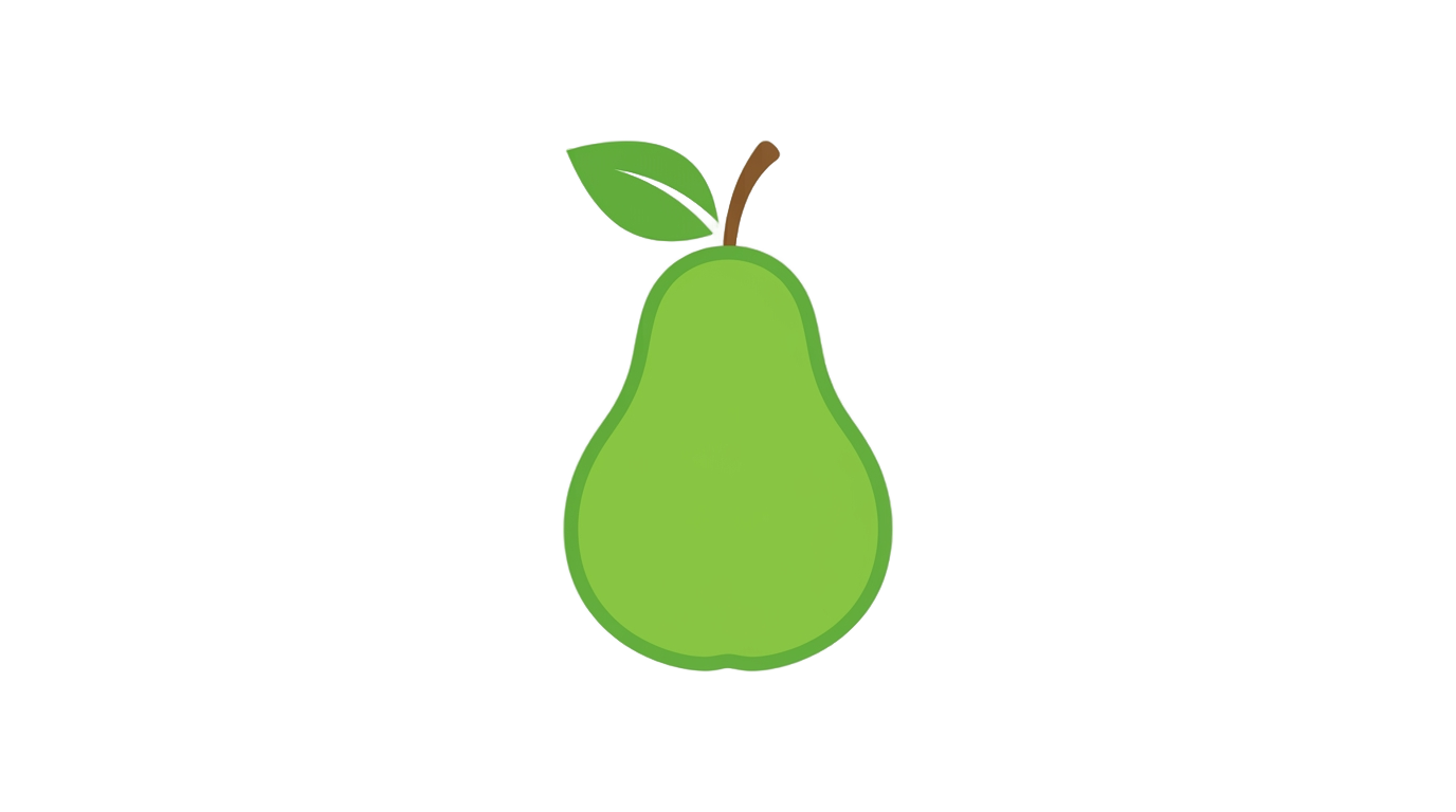 pear icon png PNG transparent background