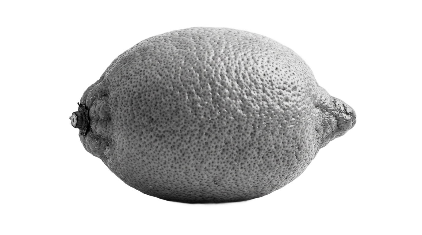 lemon black and white png PNG transparent background