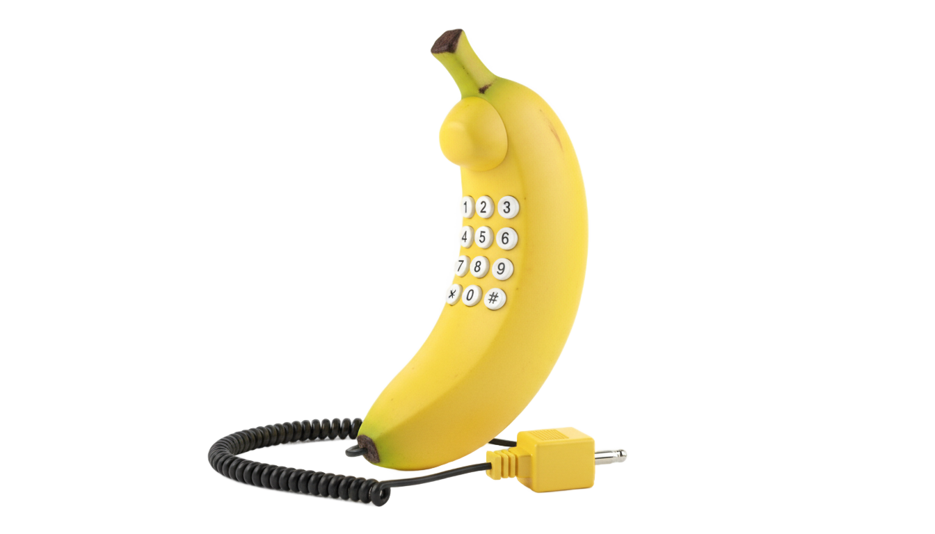 banana phone png PNG transparent background