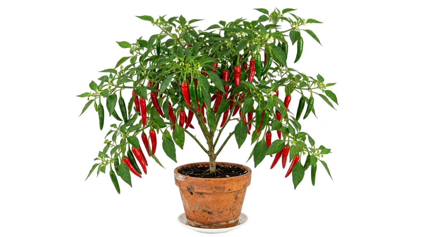 chili plant png PNG transparent background