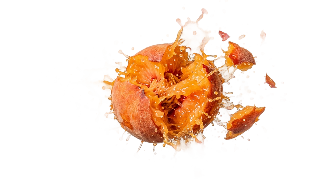 peach splash png PNG transparent background