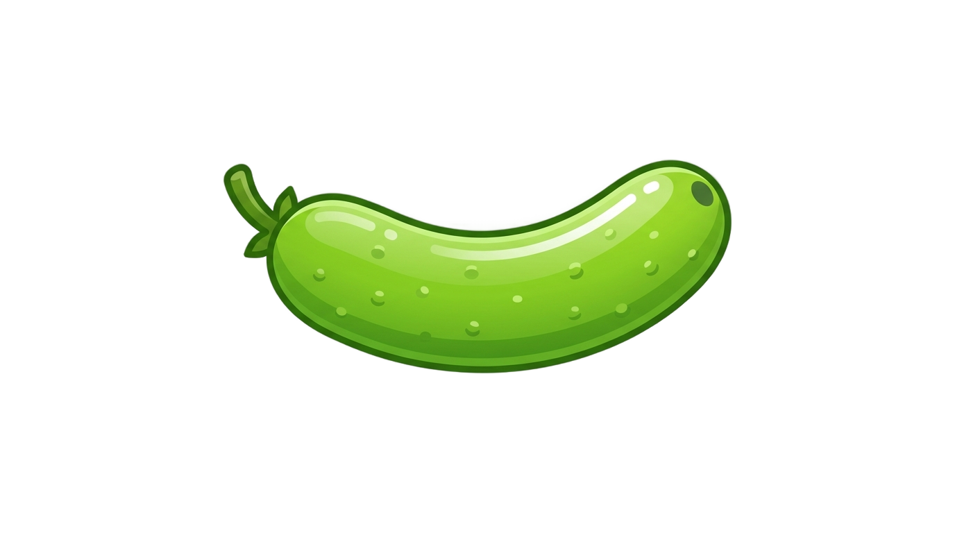 cucumber emoji png PNG transparent background
