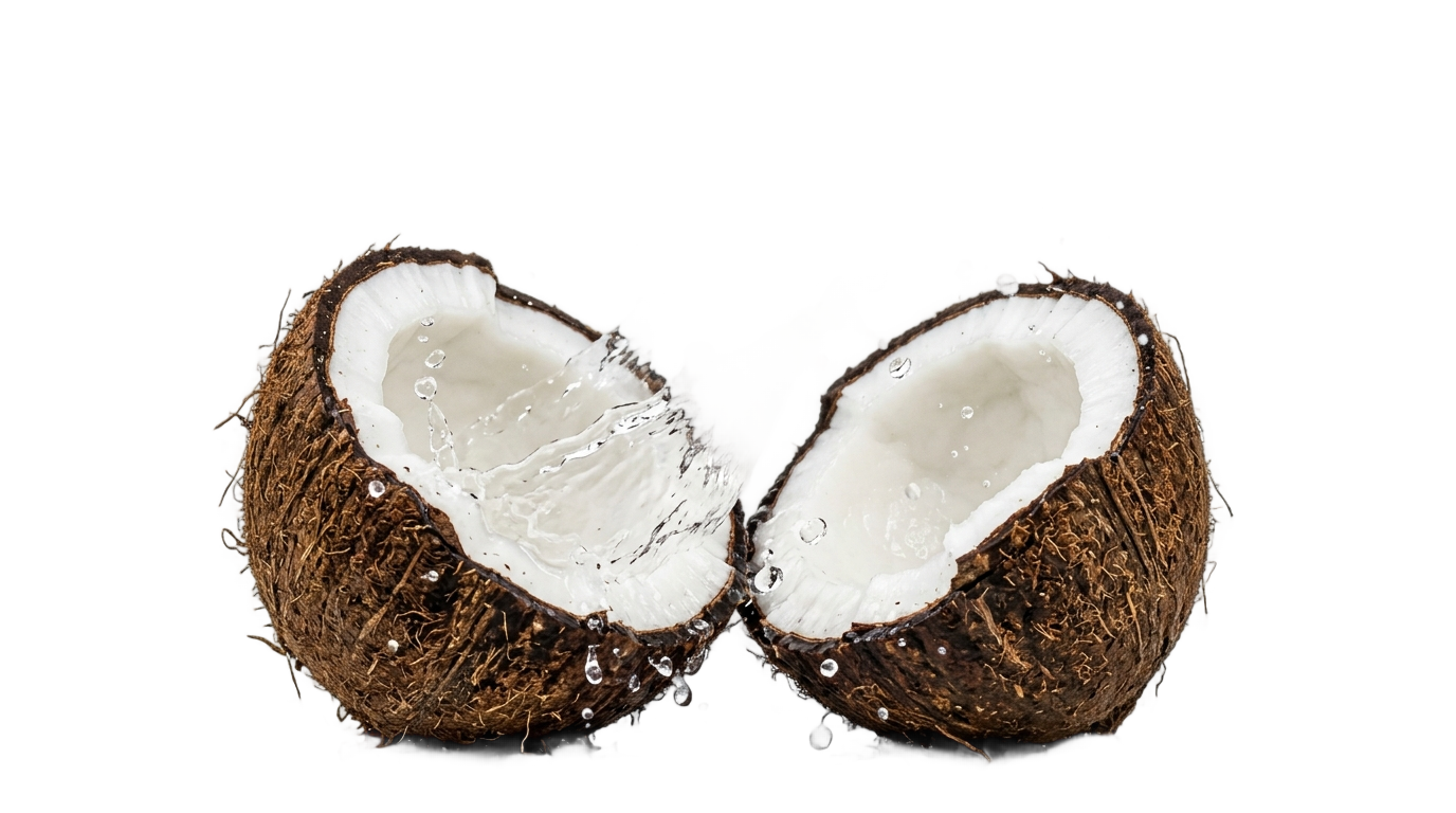 broken coconut png PNG transparent background