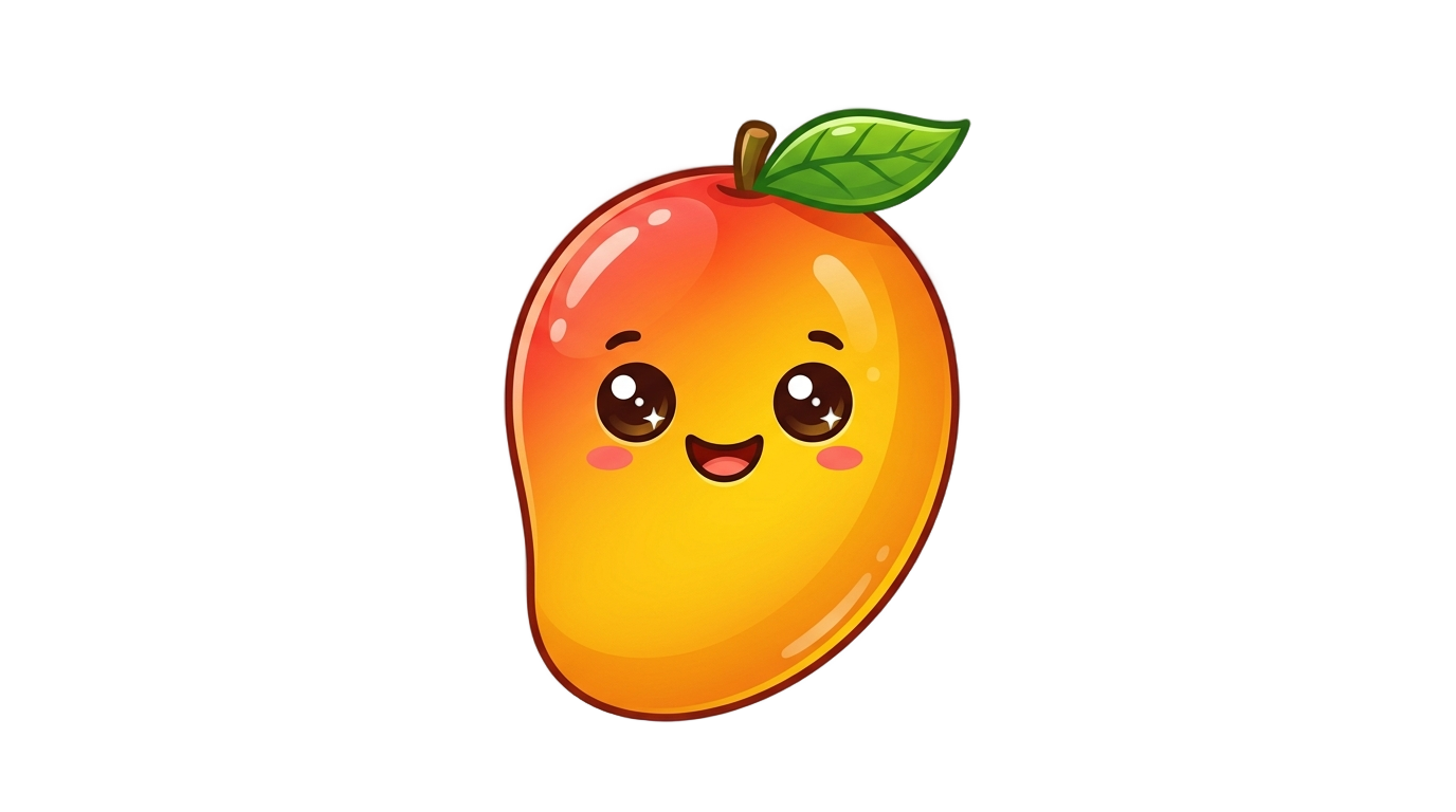 mango sticker png PNG transparent background