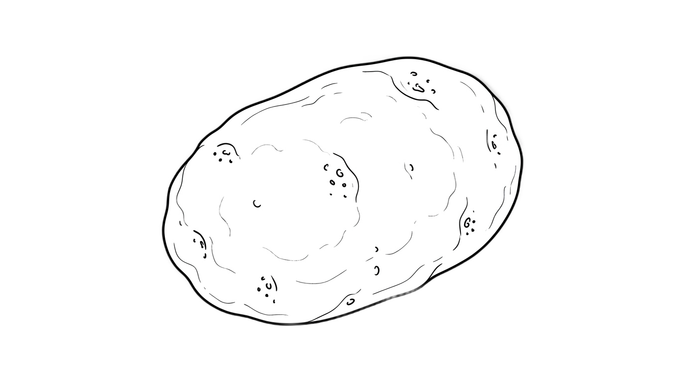 potato clipart black and white png PNG transparent background