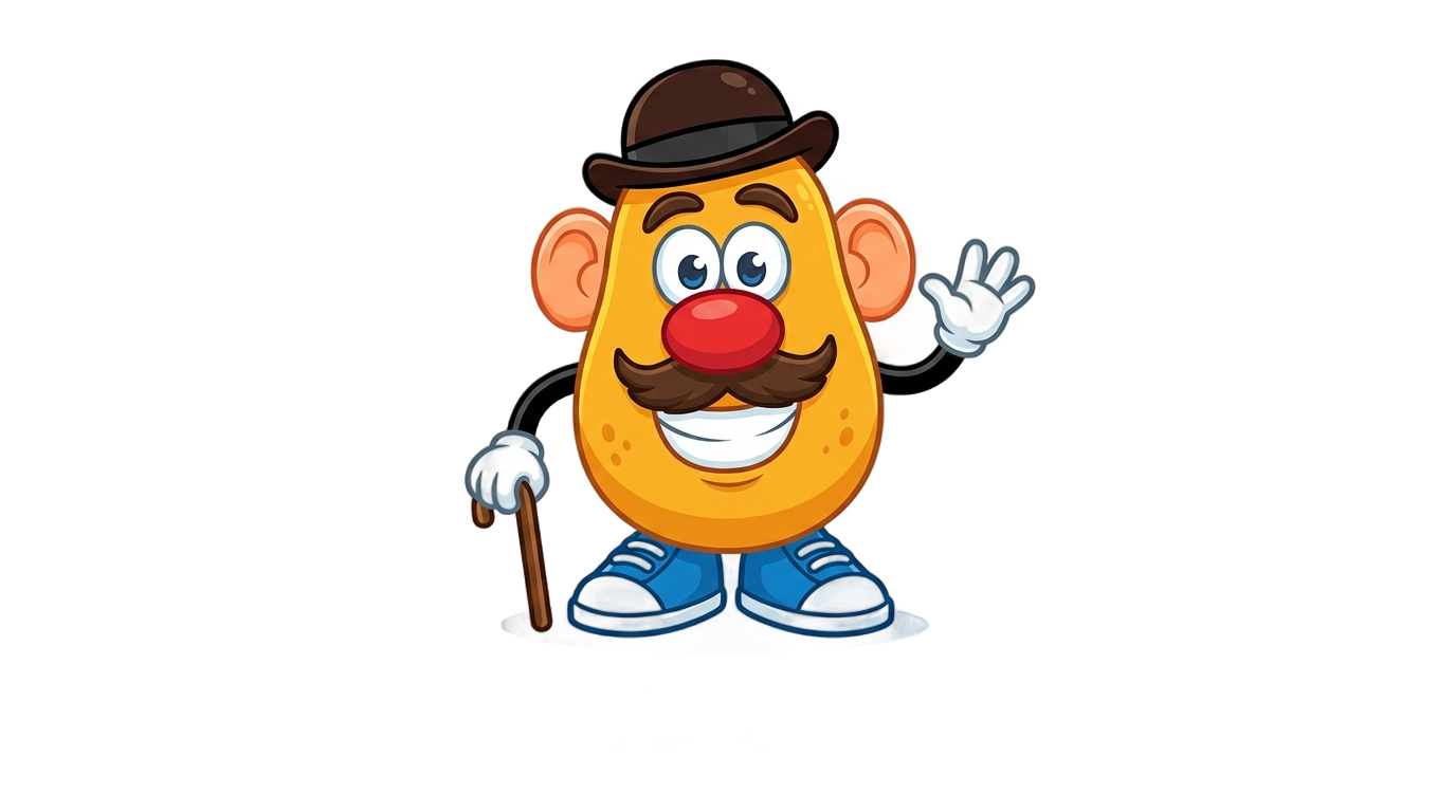 mister potato logo png PNG transparent background