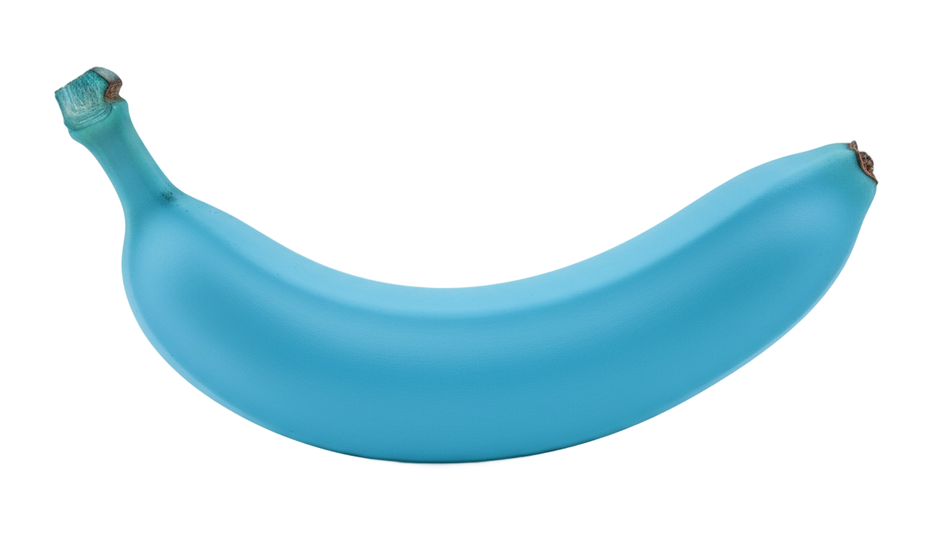 blue banana png PNG transparent background