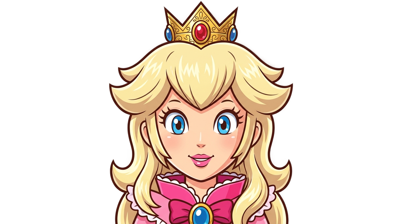 princess peach icon png PNG transparent background
