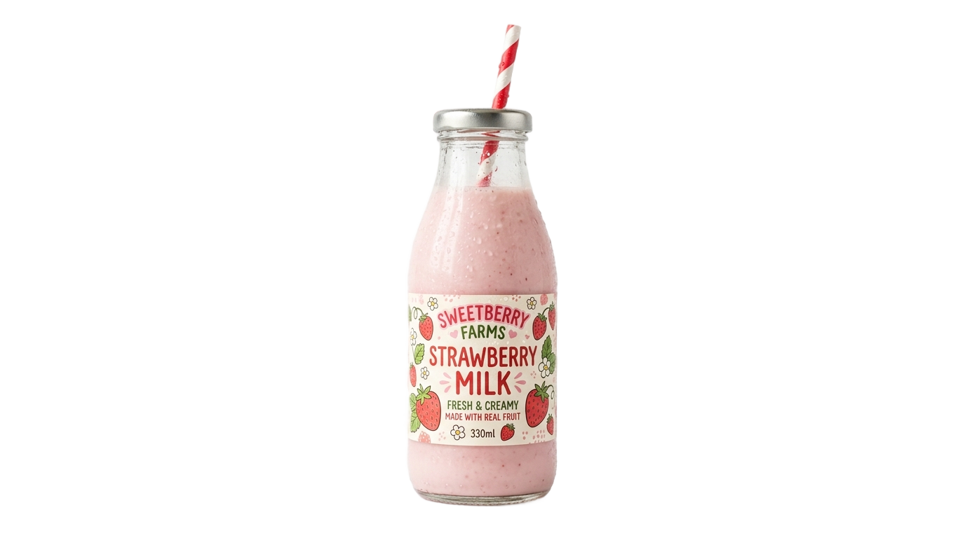 strawberry milk aesthetic png PNG transparent background
