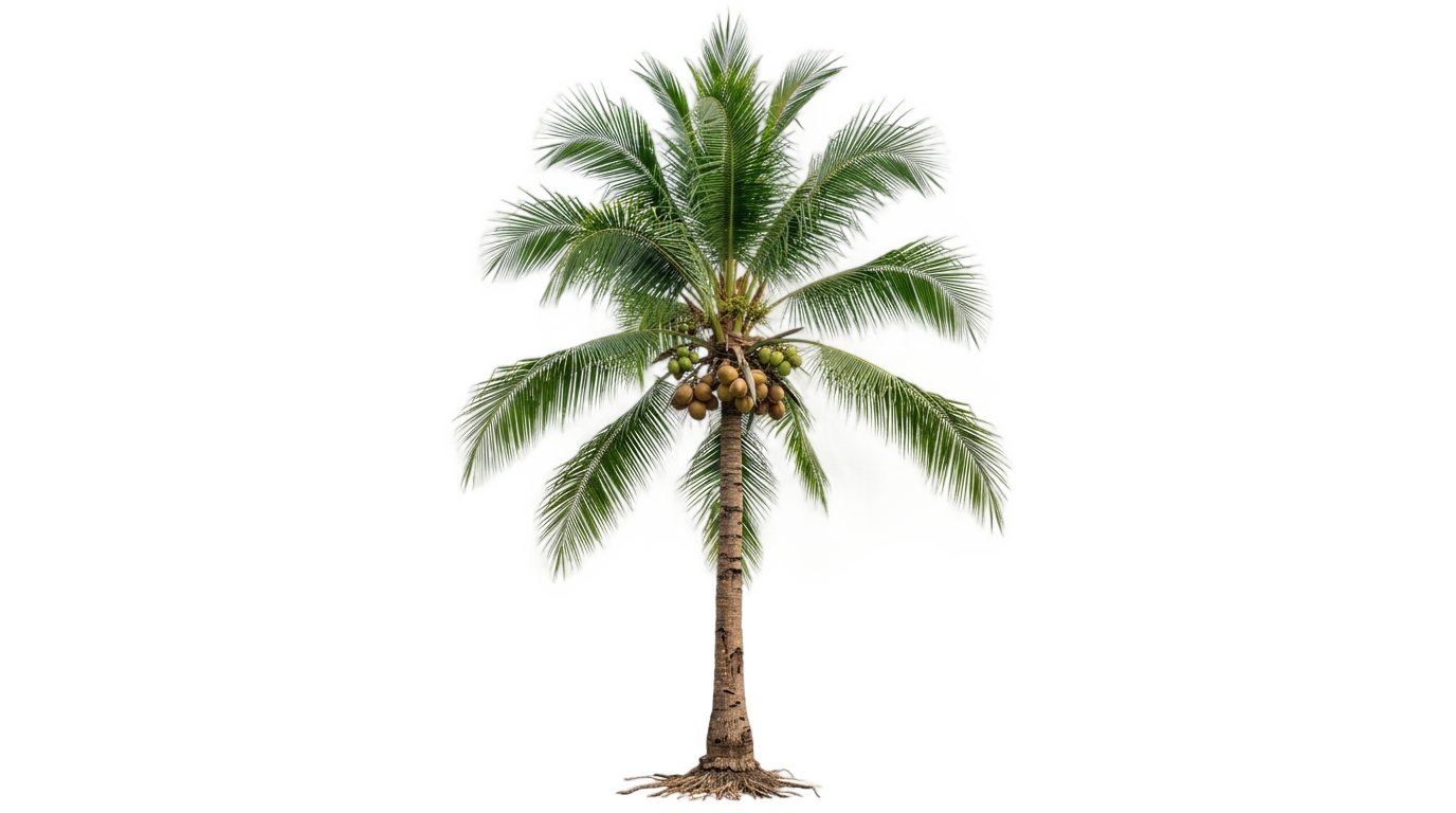 real coconut tree png PNG transparent background