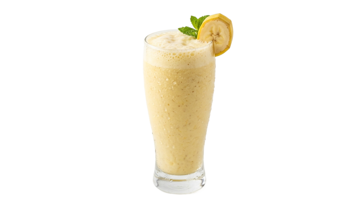 banana shake glass png PNG transparent background