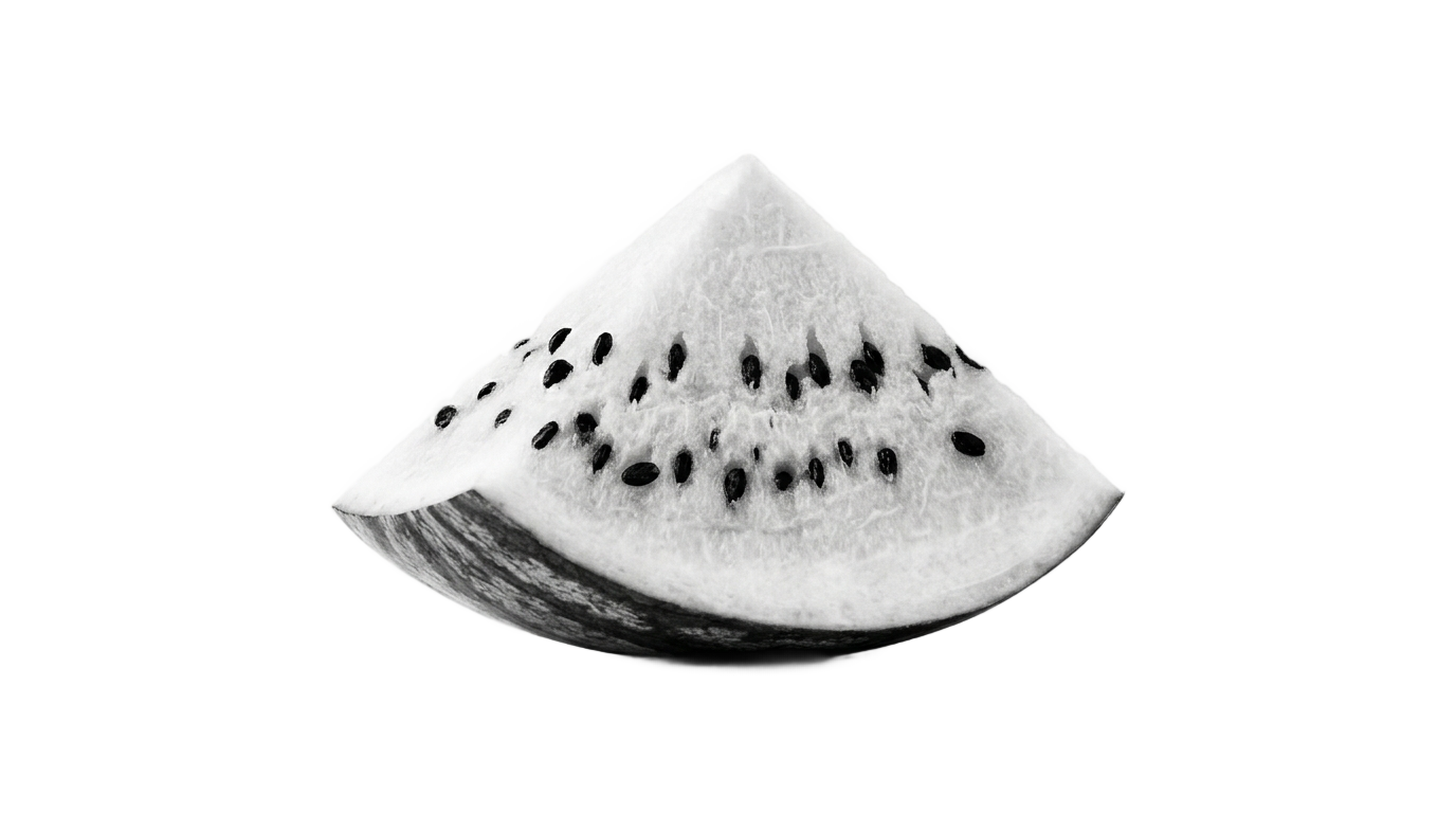 watermelon png black and white PNG transparent background