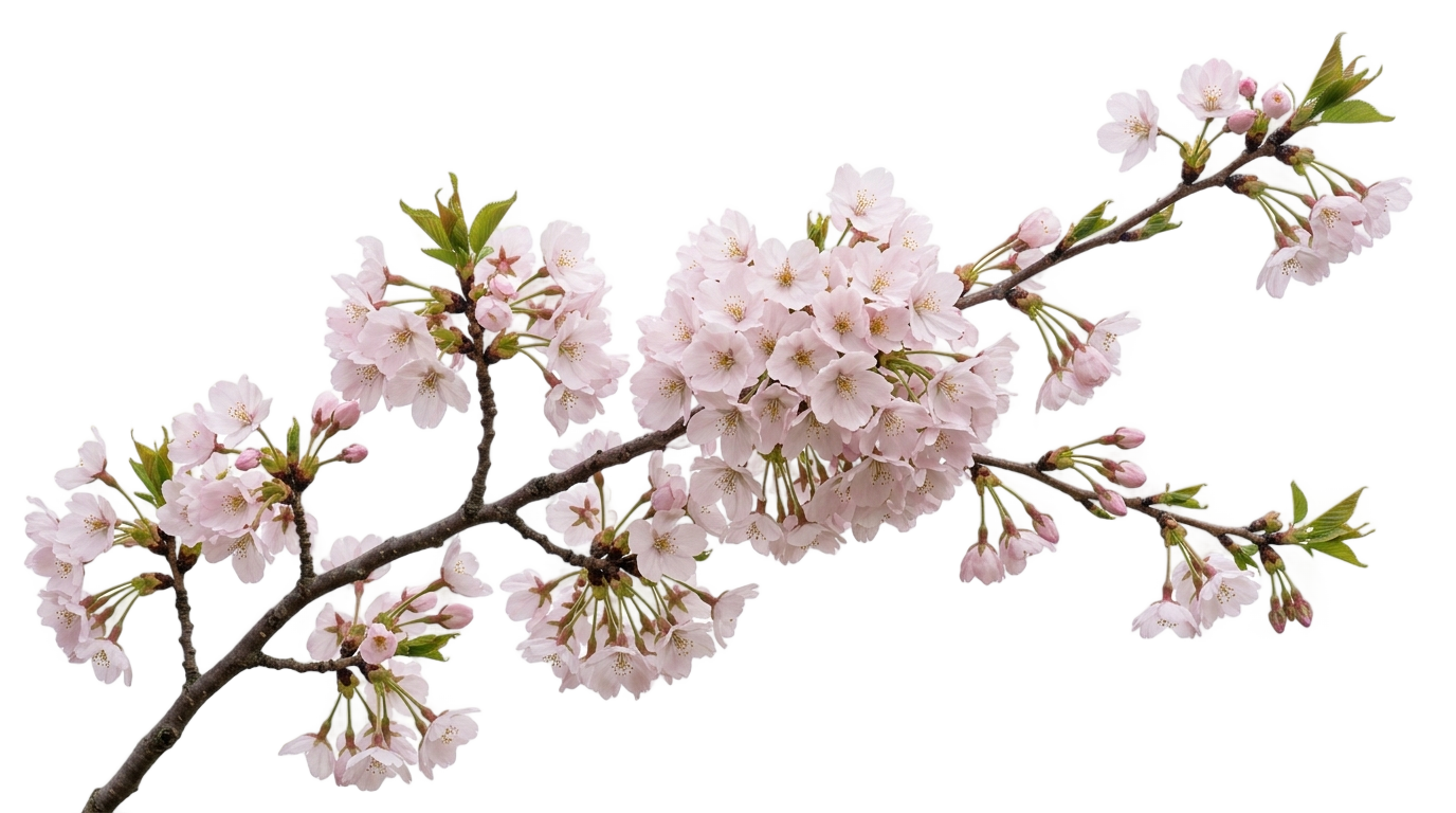 real cherry blossom png PNG transparent background