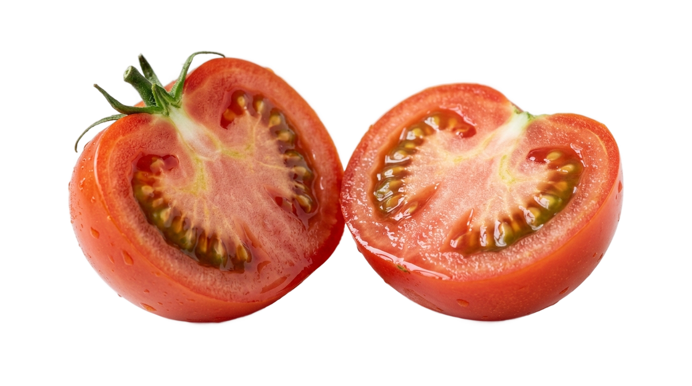 cut tomato png PNG transparent background