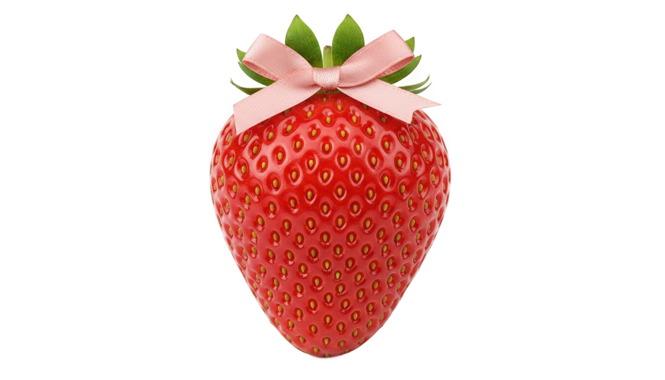 coquette strawberry png PNG transparent background