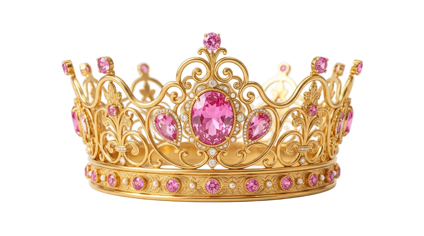 corona de peach png PNG transparent background