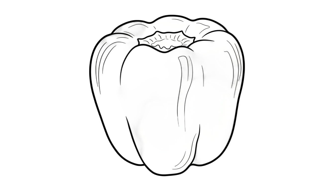 pepper outline png PNG transparent background