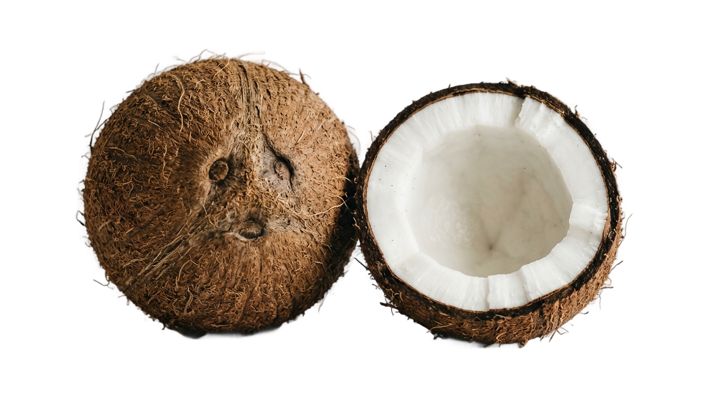 coconut illustration png PNG transparent background