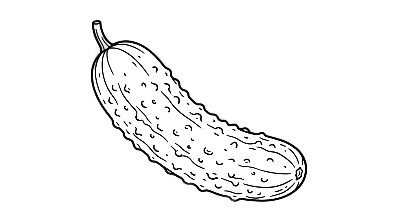 cucumber clipart black and white png PNG transparent background