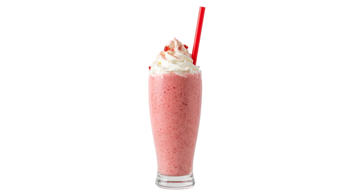 strawberry frappe png PNG transparent background