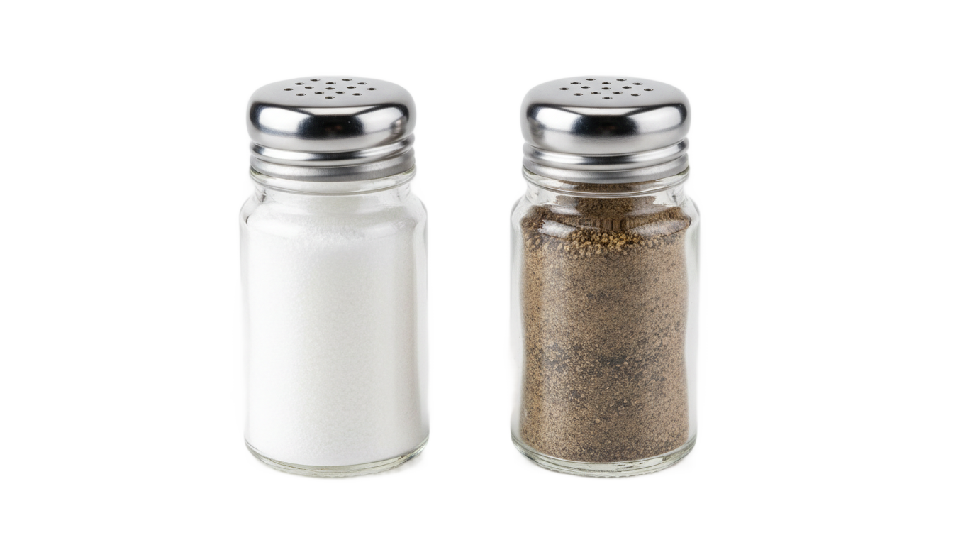 salt and pepper shakers png PNG transparent background