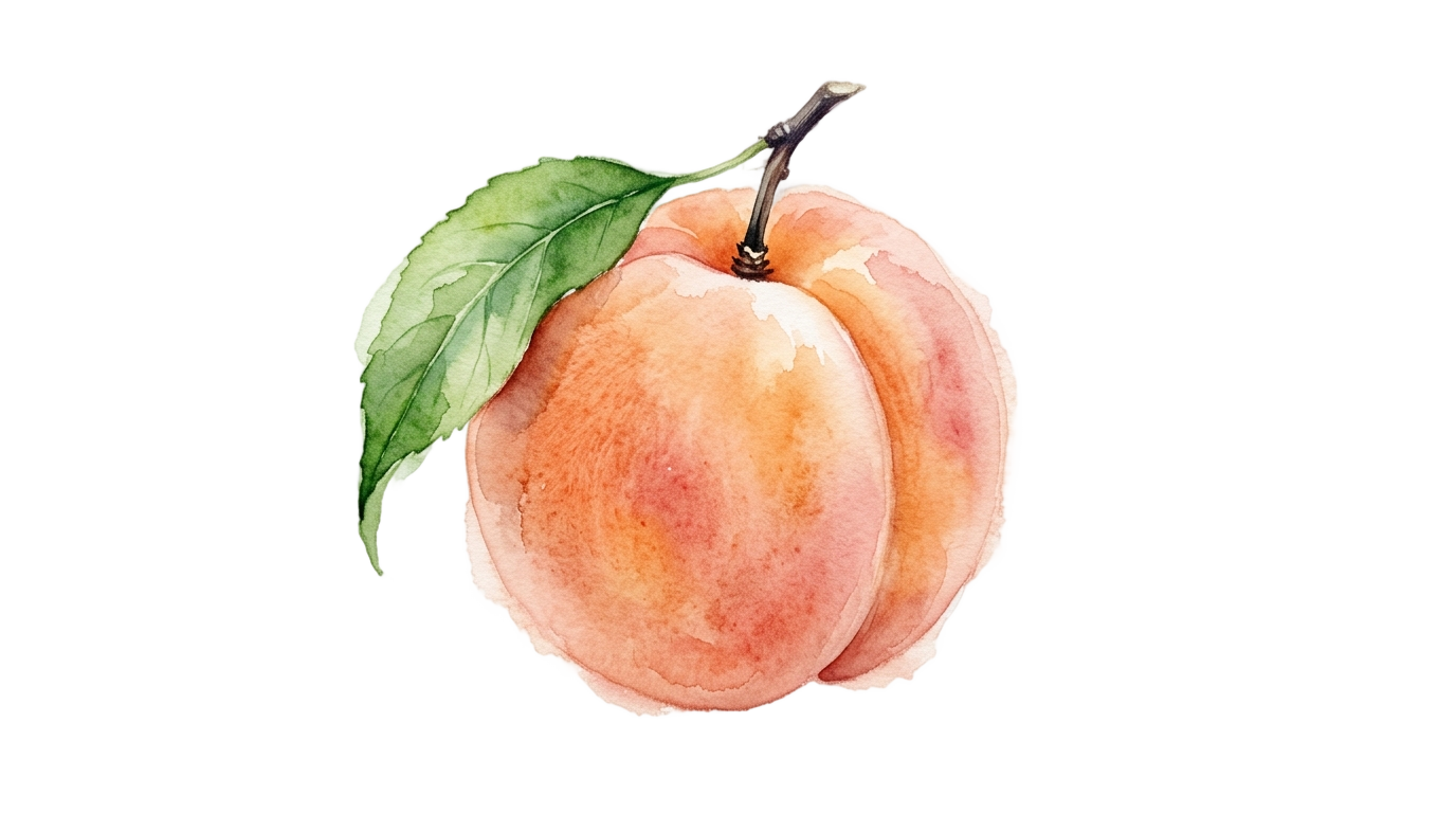 peach watercolor png PNG transparent background