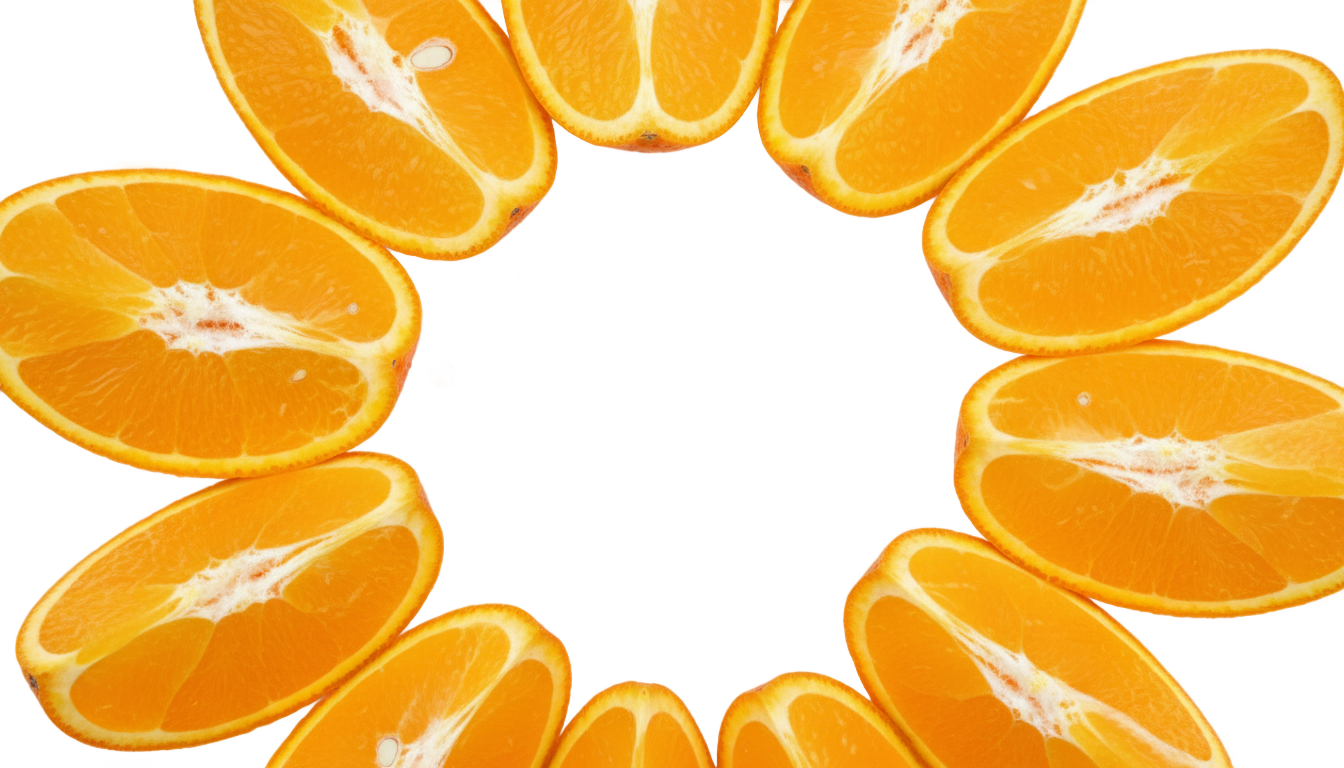 orange slices png PNG transparent background