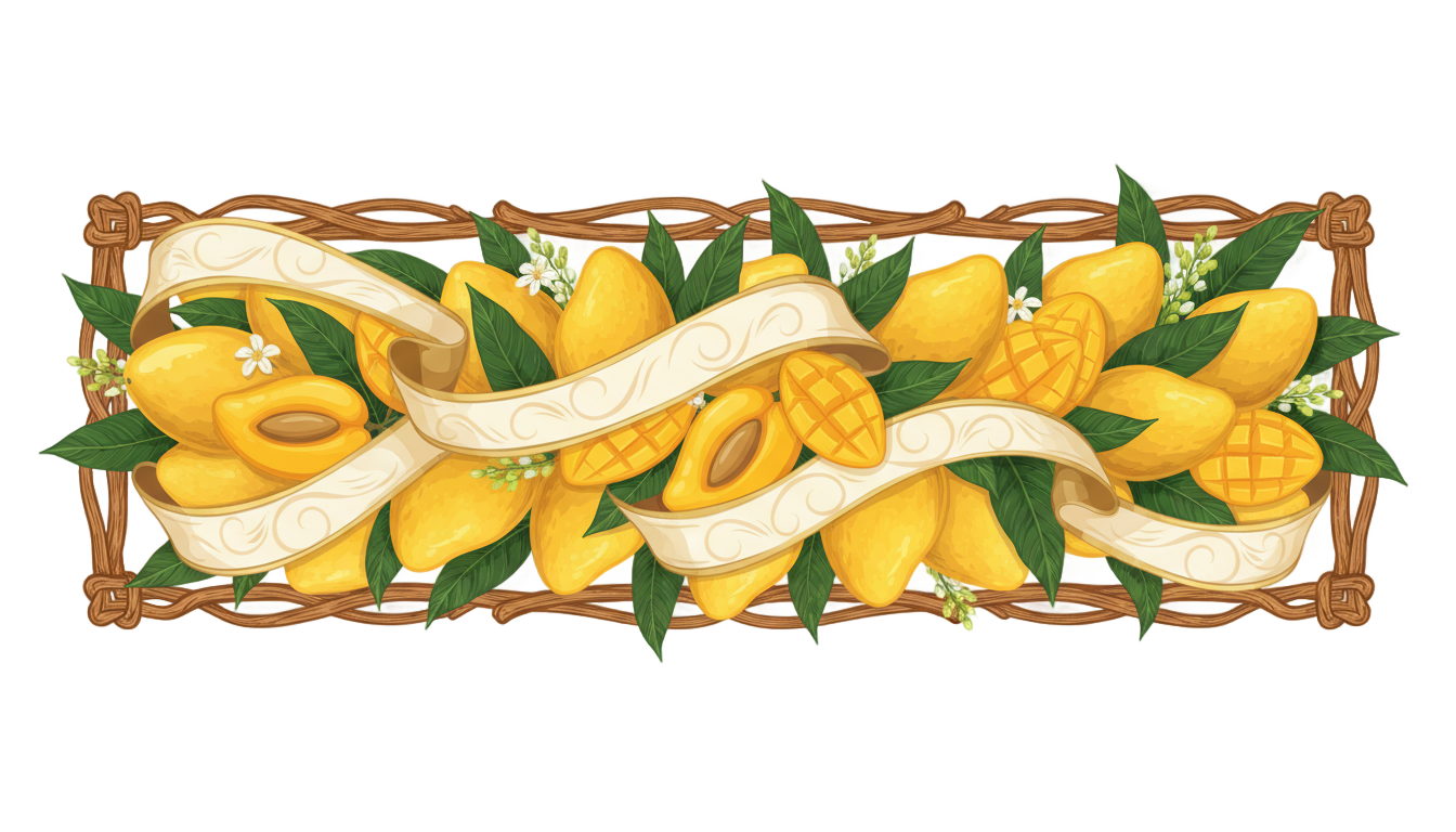 mango banner png PNG transparent background