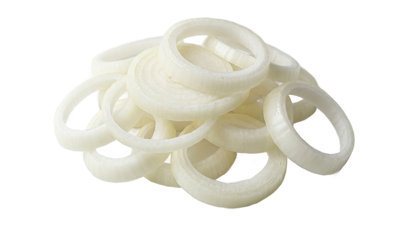 raw onion rings png PNG transparent background