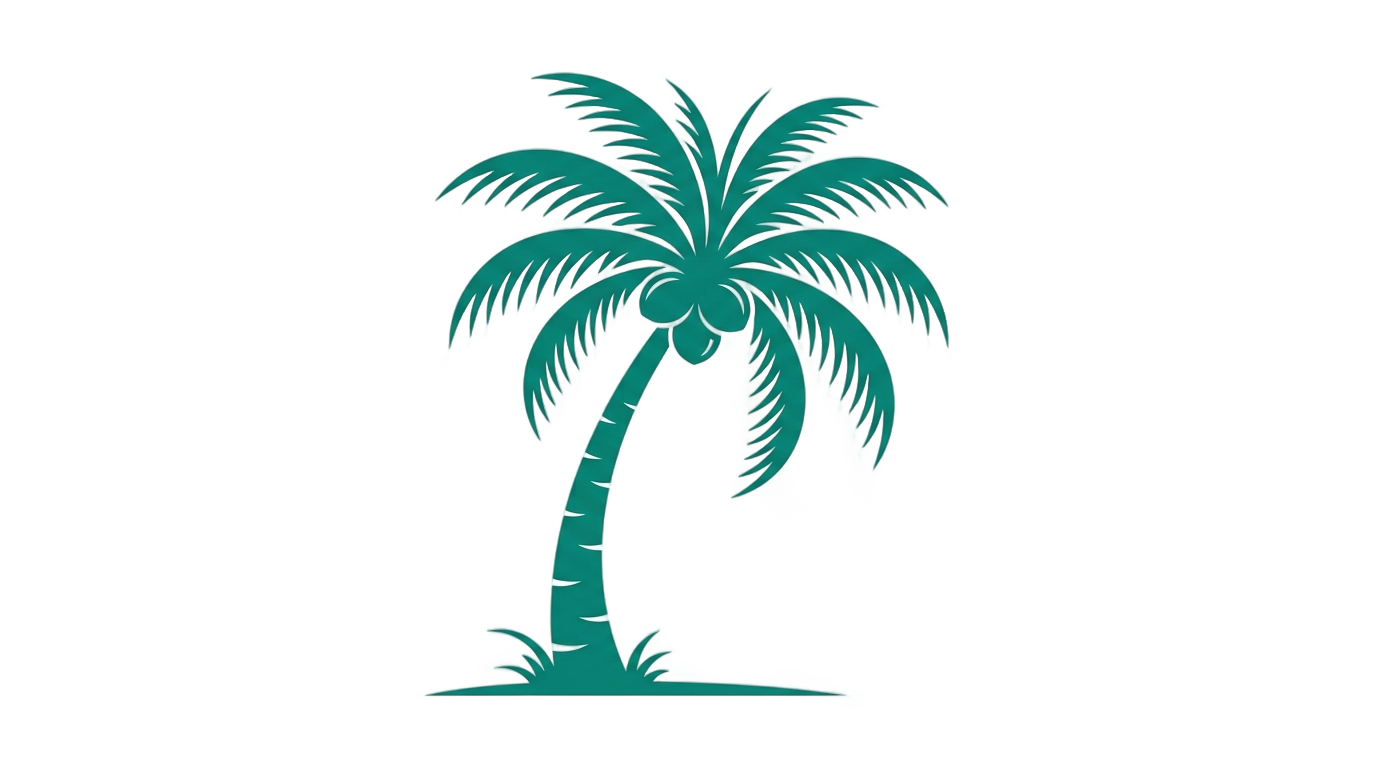 logo coconut tree png PNG transparent background