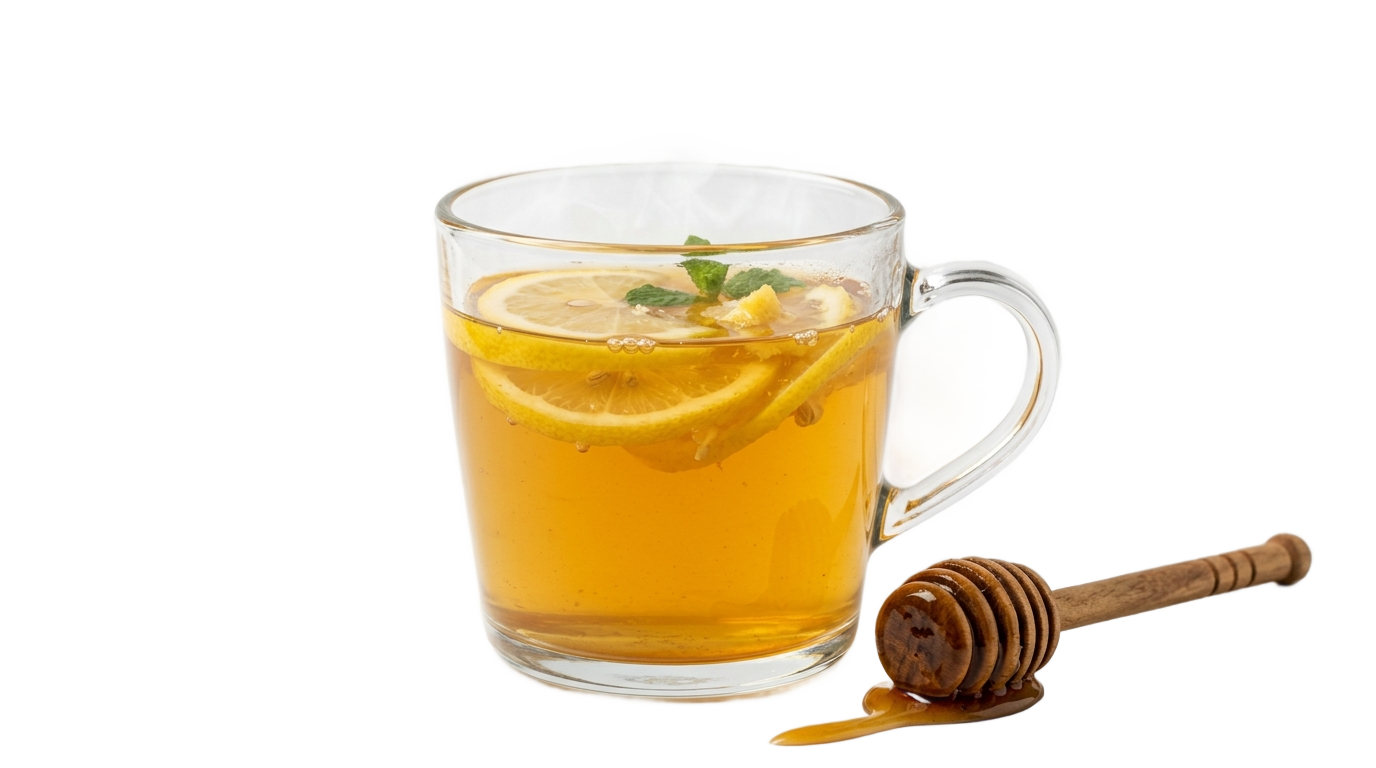 honey lemon tea png PNG transparent background