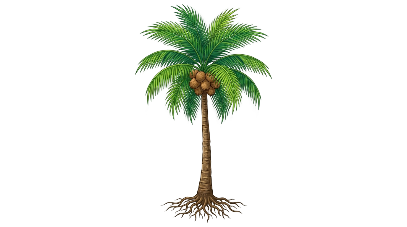 coconut tree emoji png PNG transparent background