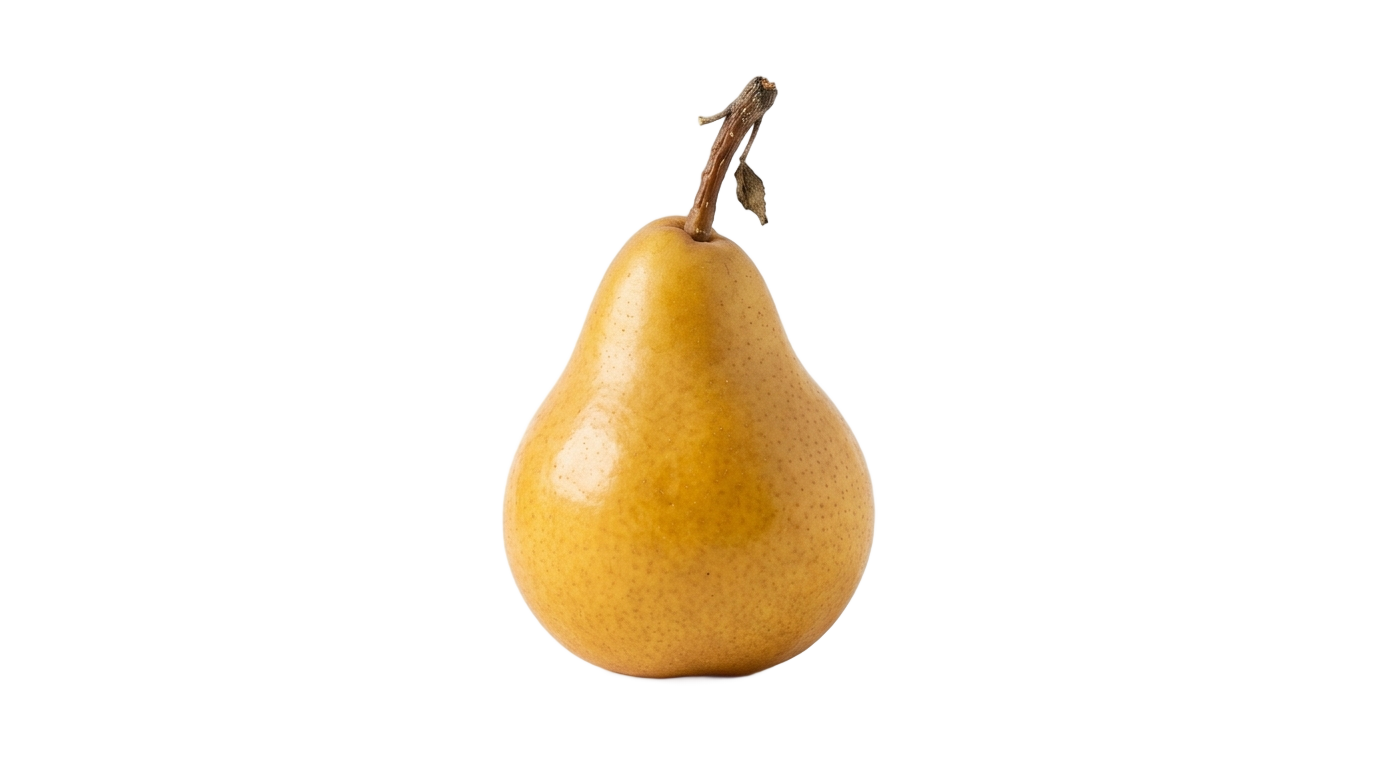 yellow pear png PNG transparent background