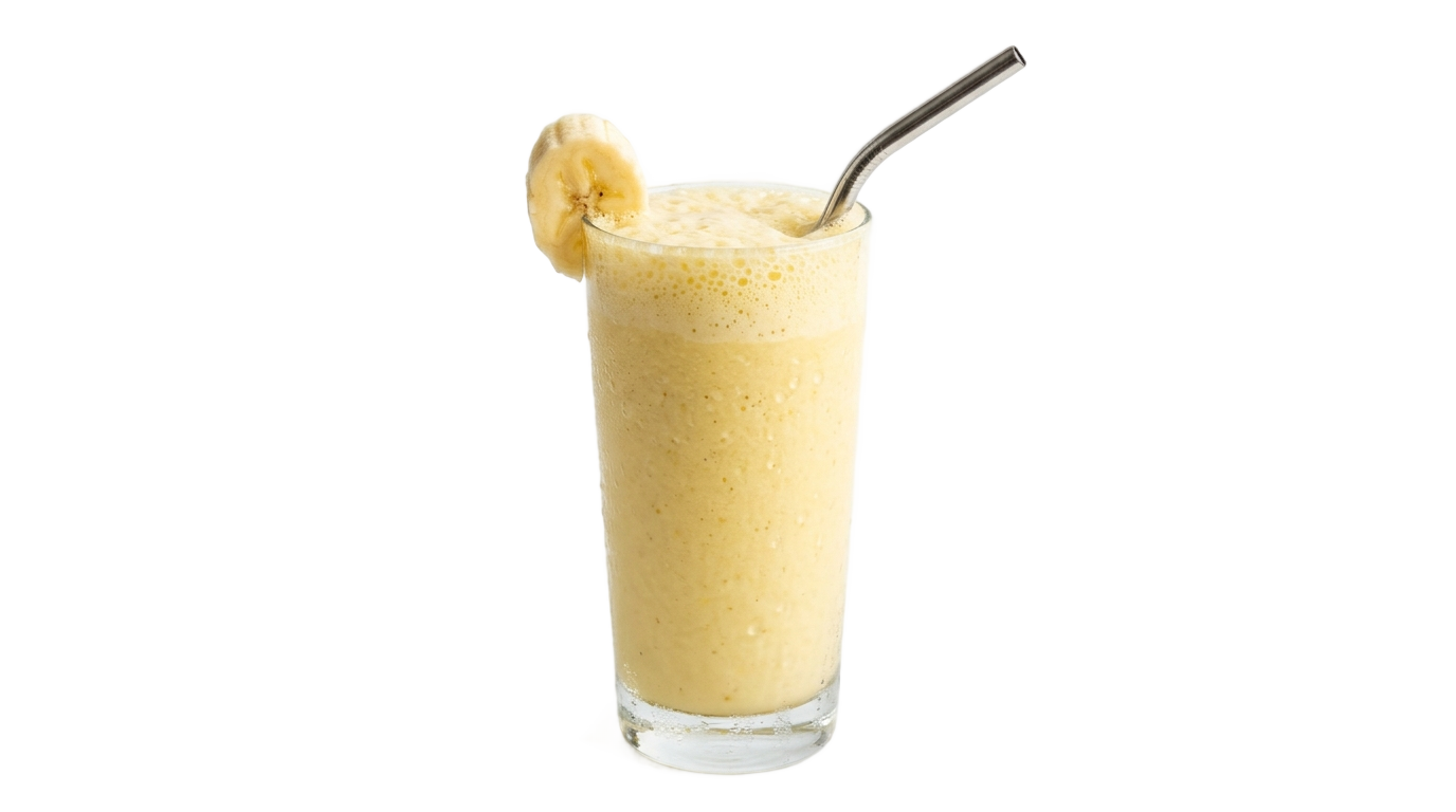 banana shake glass png PNG transparent background