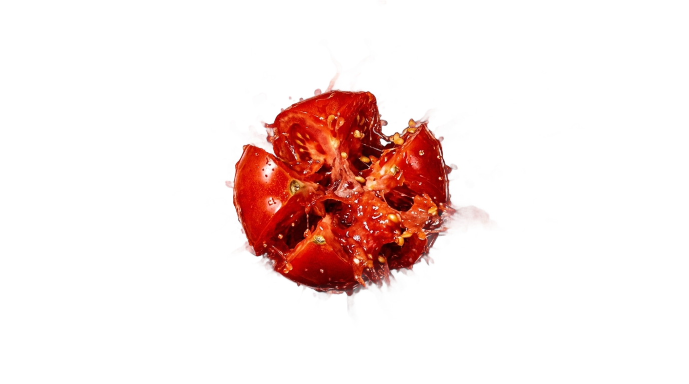 tomato splash png PNG transparent background