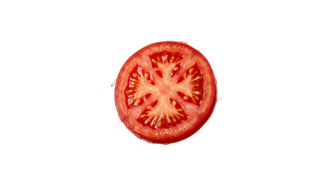 flying tomato slice png PNG transparent background
