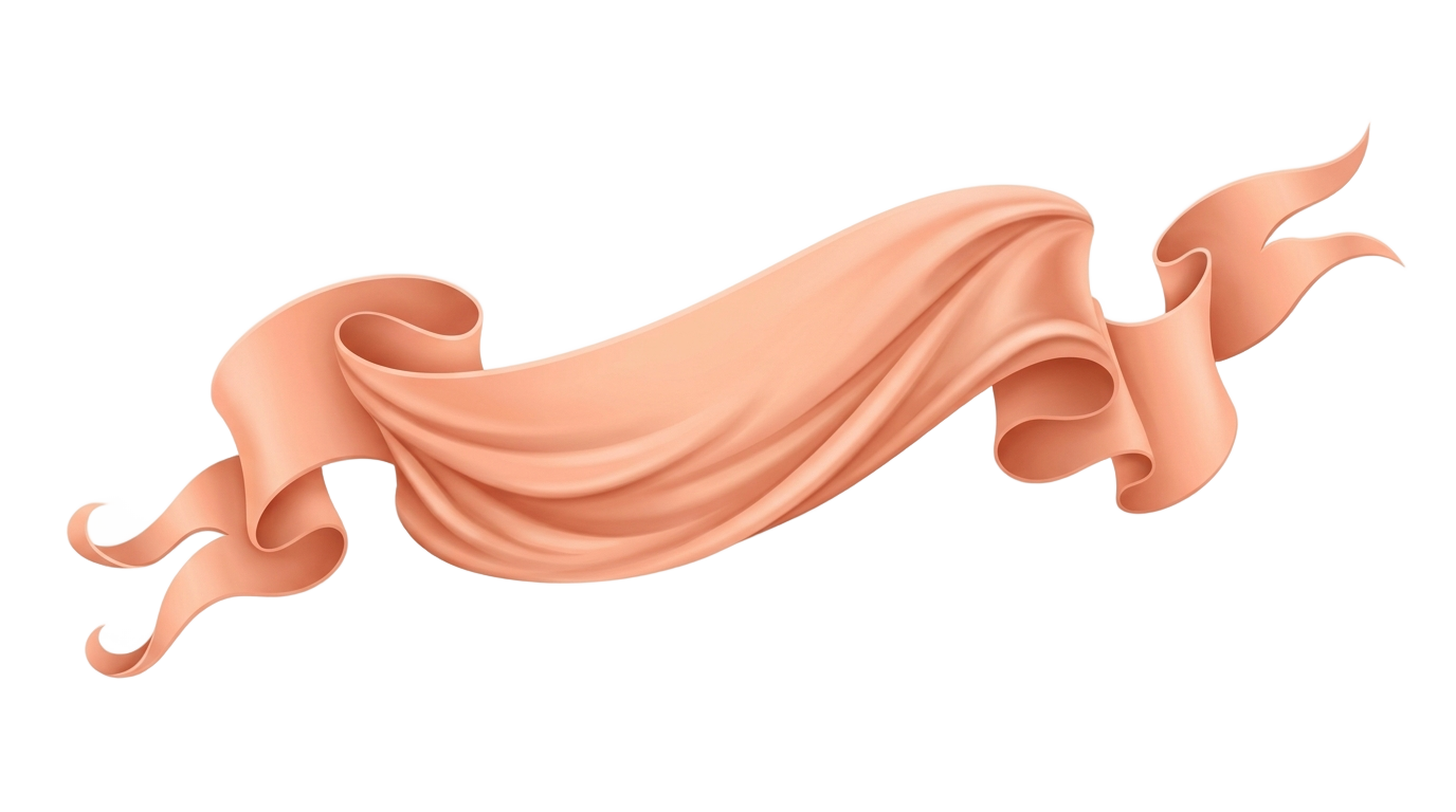 peach banner png PNG transparent background