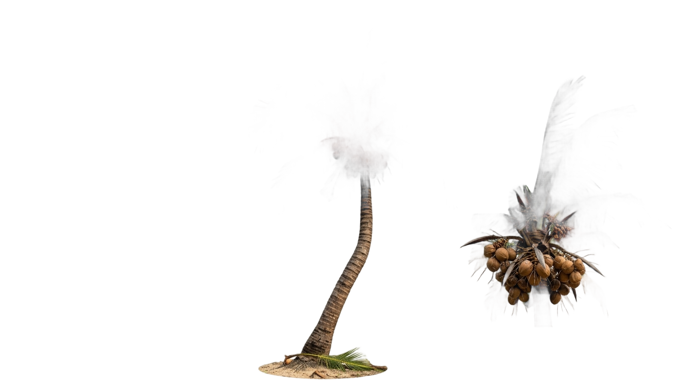 coconut tree drawing png PNG transparent background