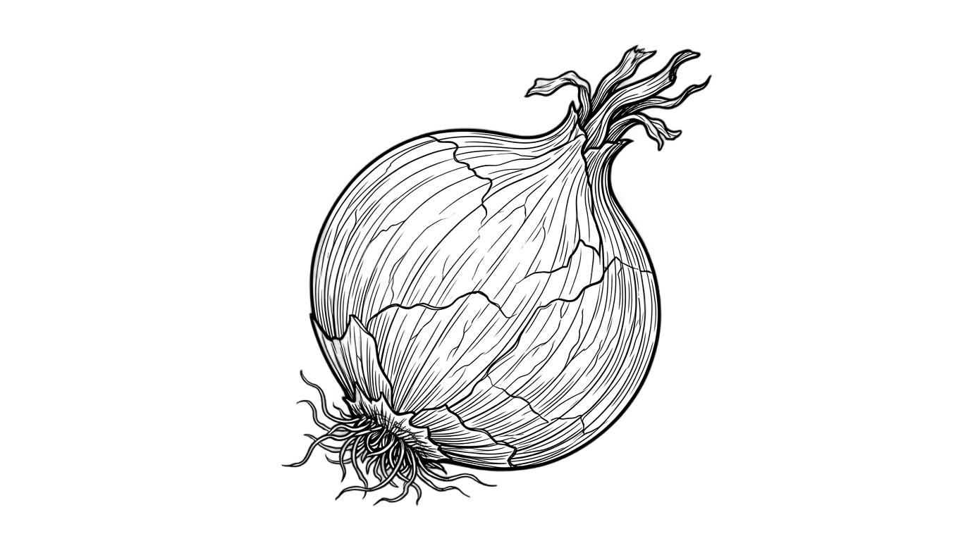 onion clipart black and white png PNG transparent background