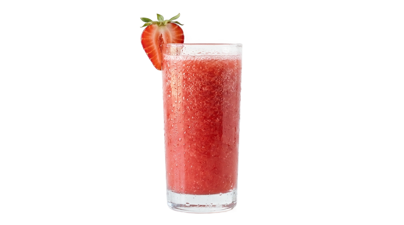 strawberry juice glass png PNG transparent background