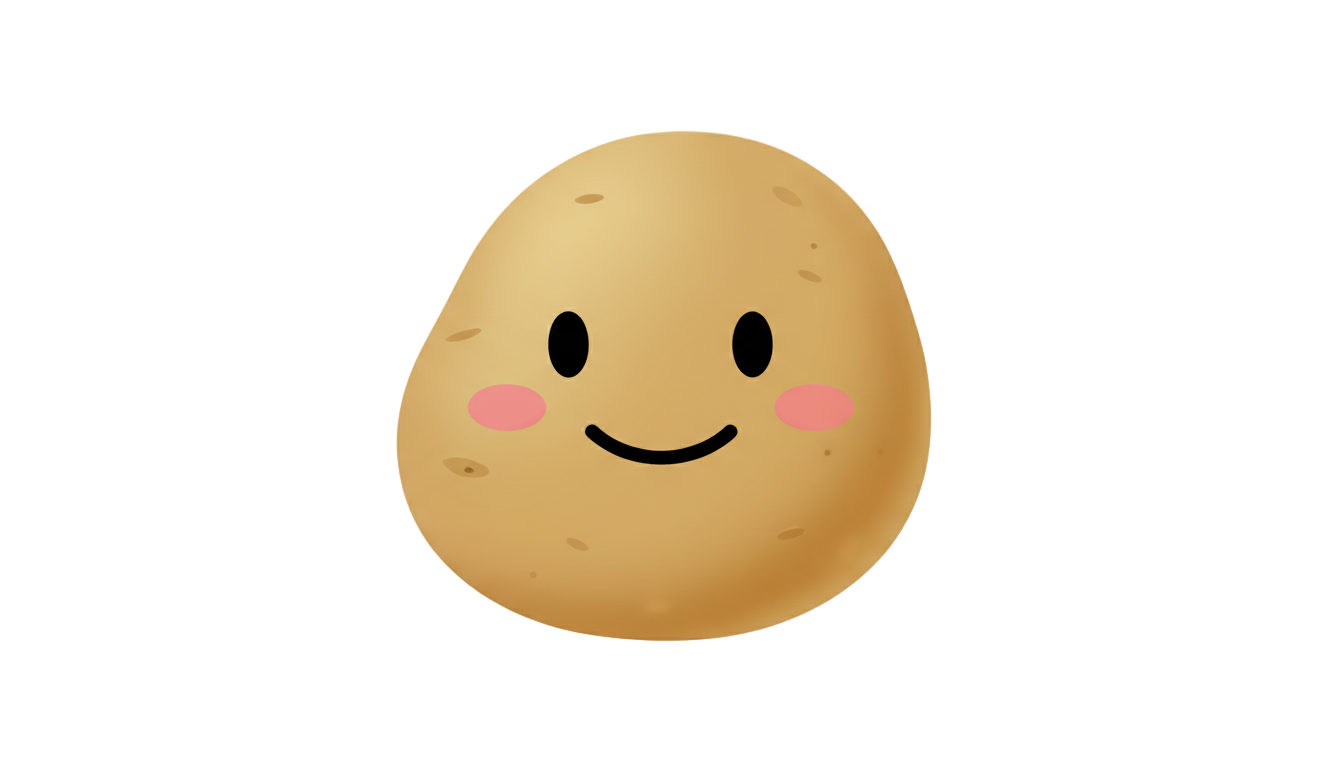 potato emoji png PNG transparent background