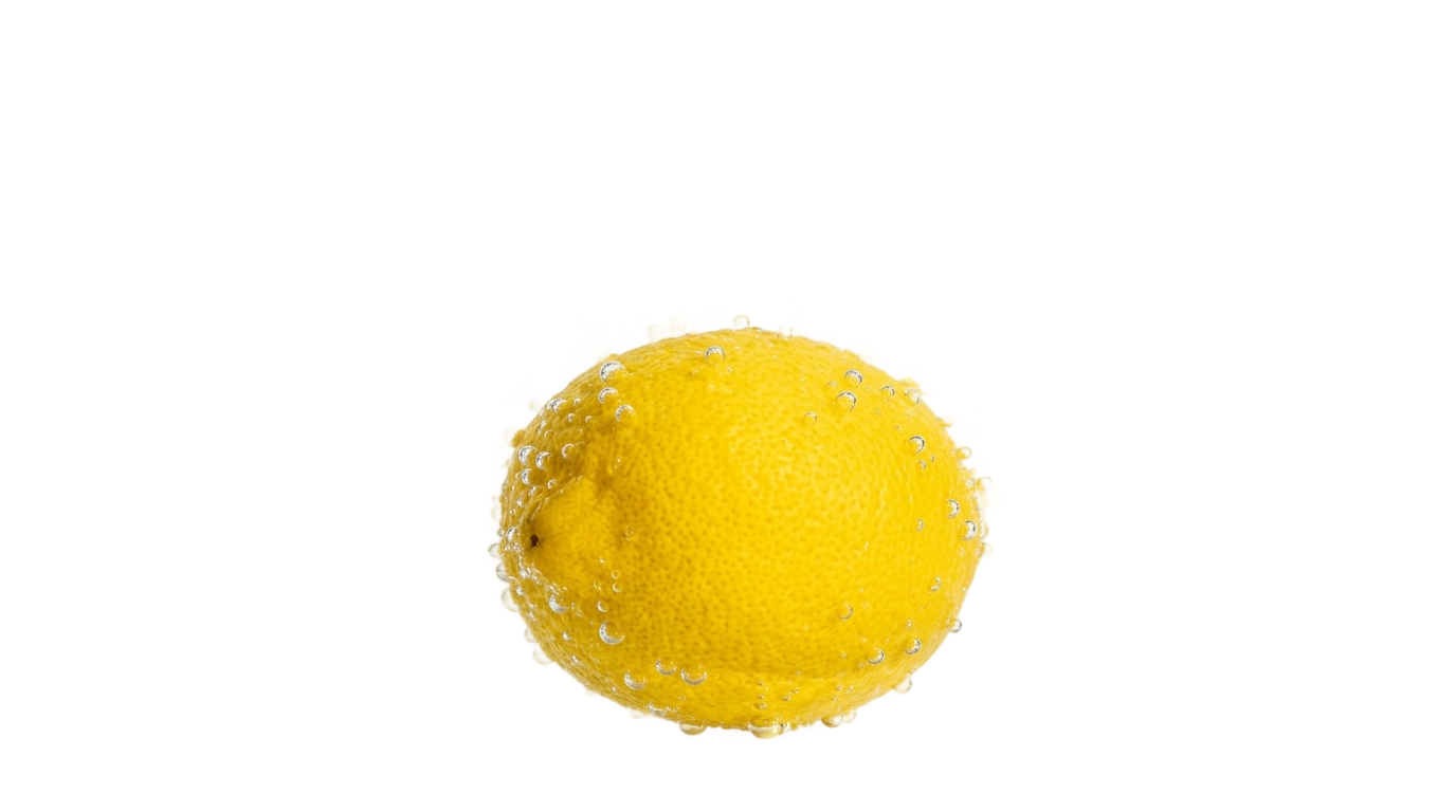 lemon with water png PNG transparent background