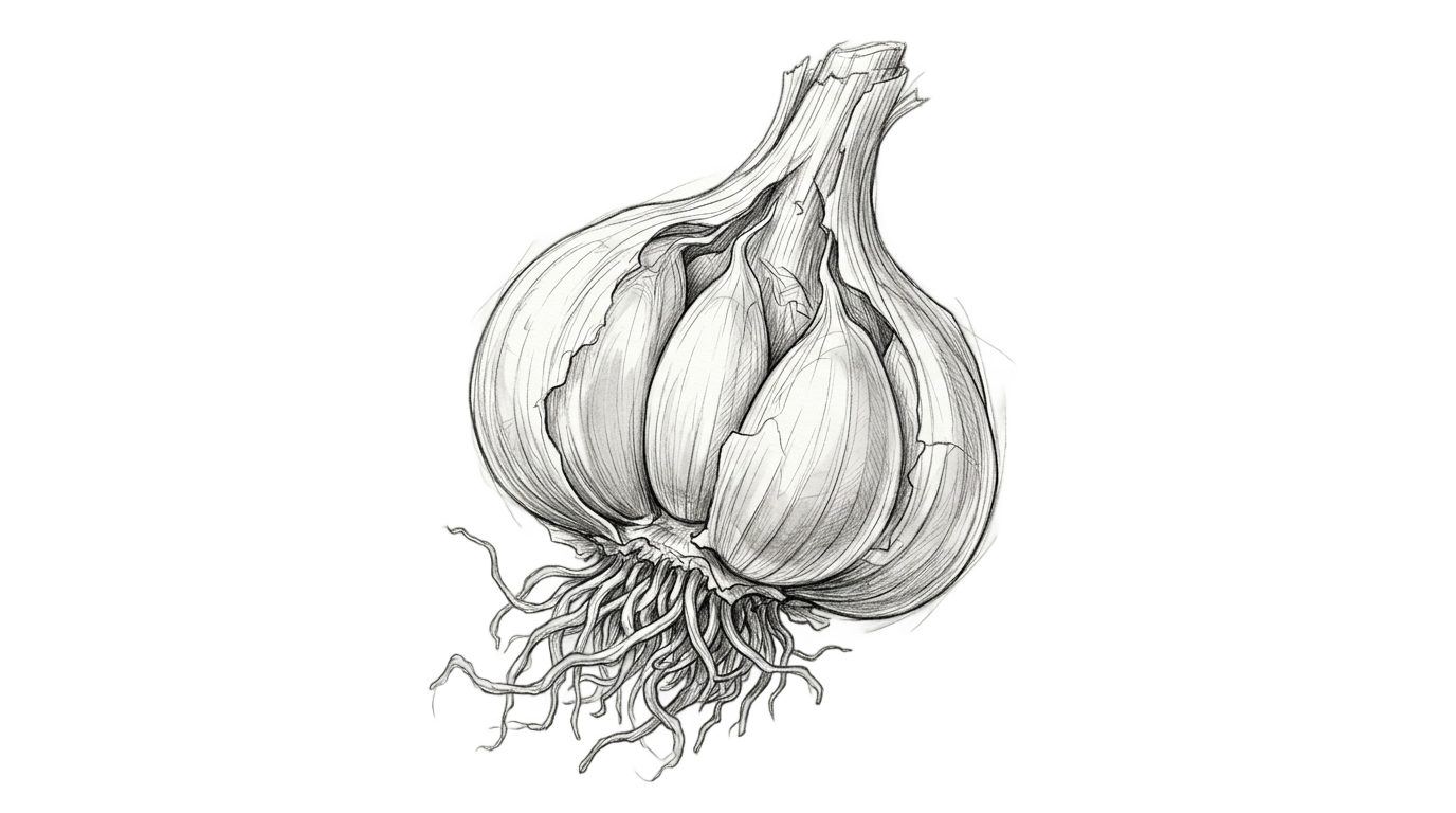 garlic drawing png PNG transparent background